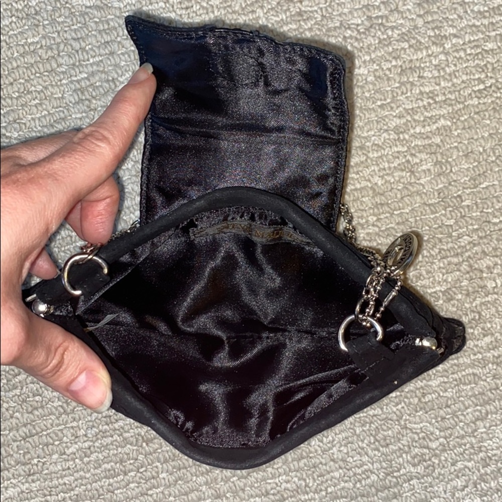 Steve Madden black suede clutch - Picture 5 of 6